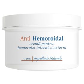 Anti-Hemoroidal, crema pentru hemoroizi interni si externi, cu efect rapid, 50 ml